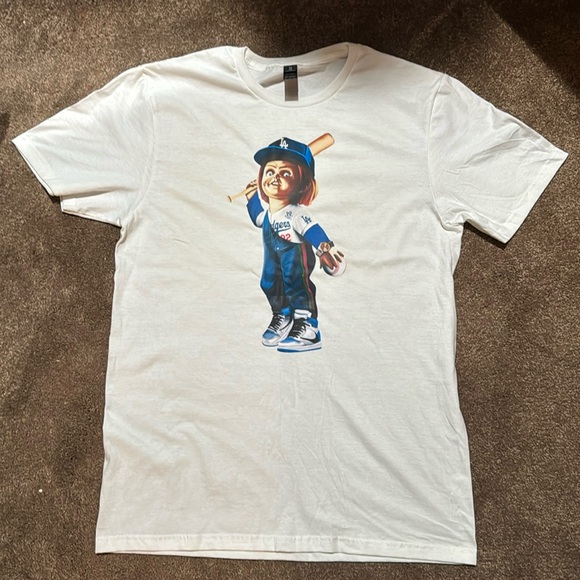 Dodgers Chucky T Shirt - Picture 1 of 3